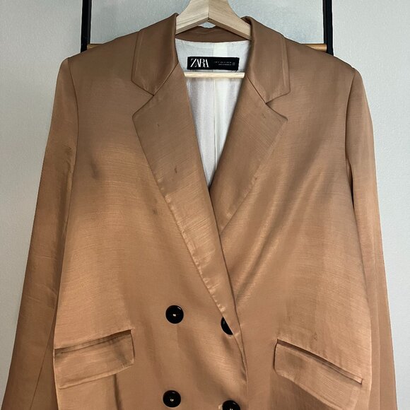 Zara Oversized Blazer Size S - Picture 5 of 13